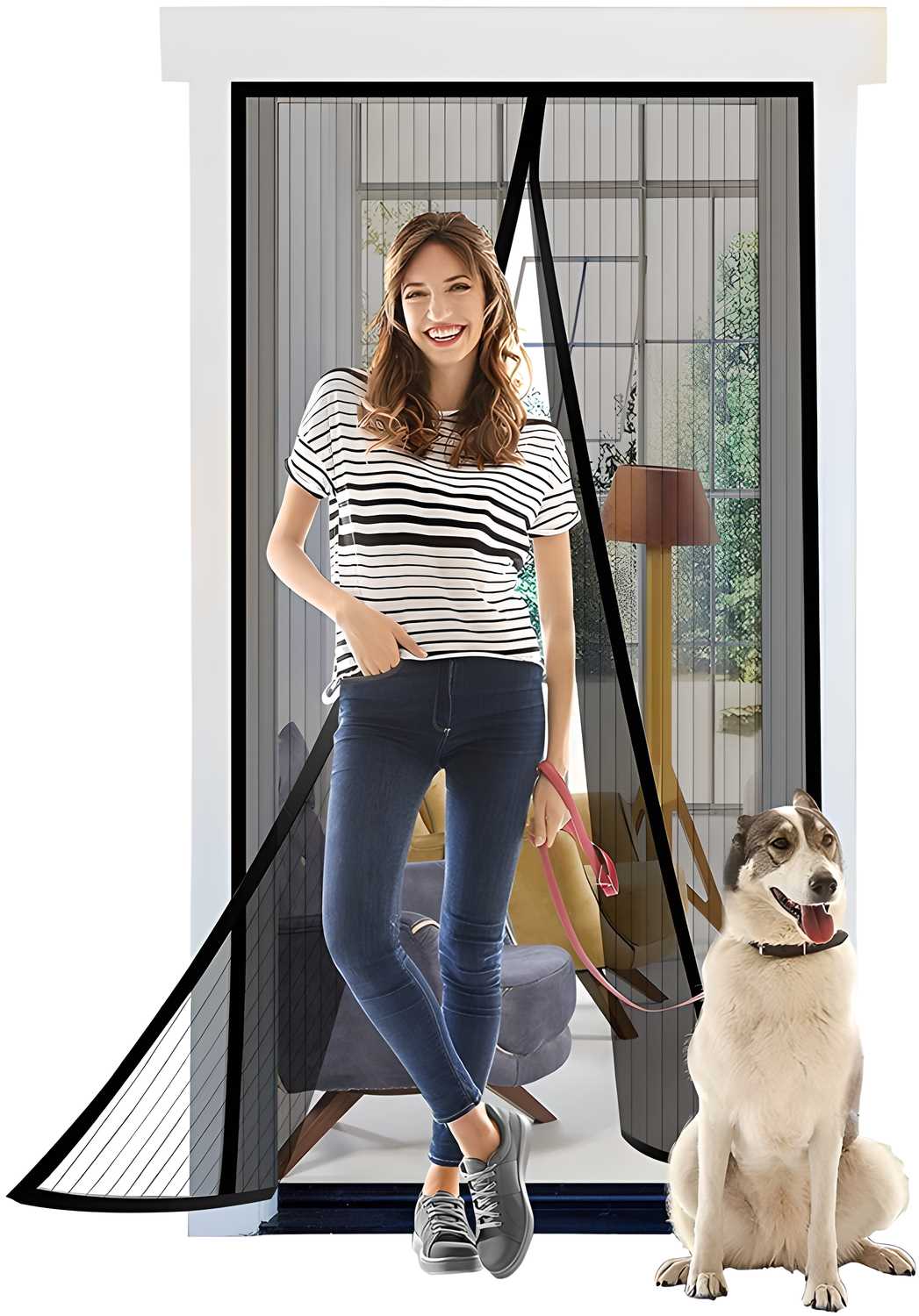 Magnetic Mosquito Net Screen Door