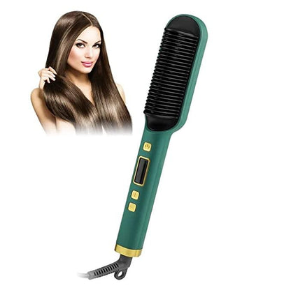 2-in-1 Professional Electric Hair Straightener Comb Brush