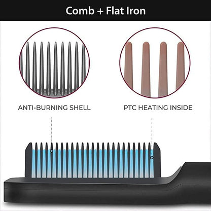 Electric Hair Straightener Comb Brush